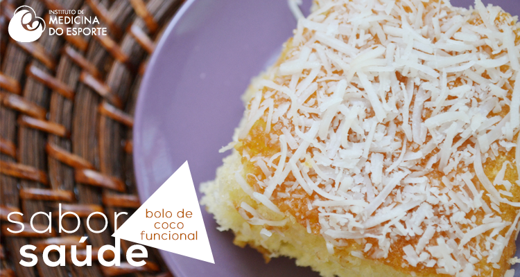 Bolo de coco funcional